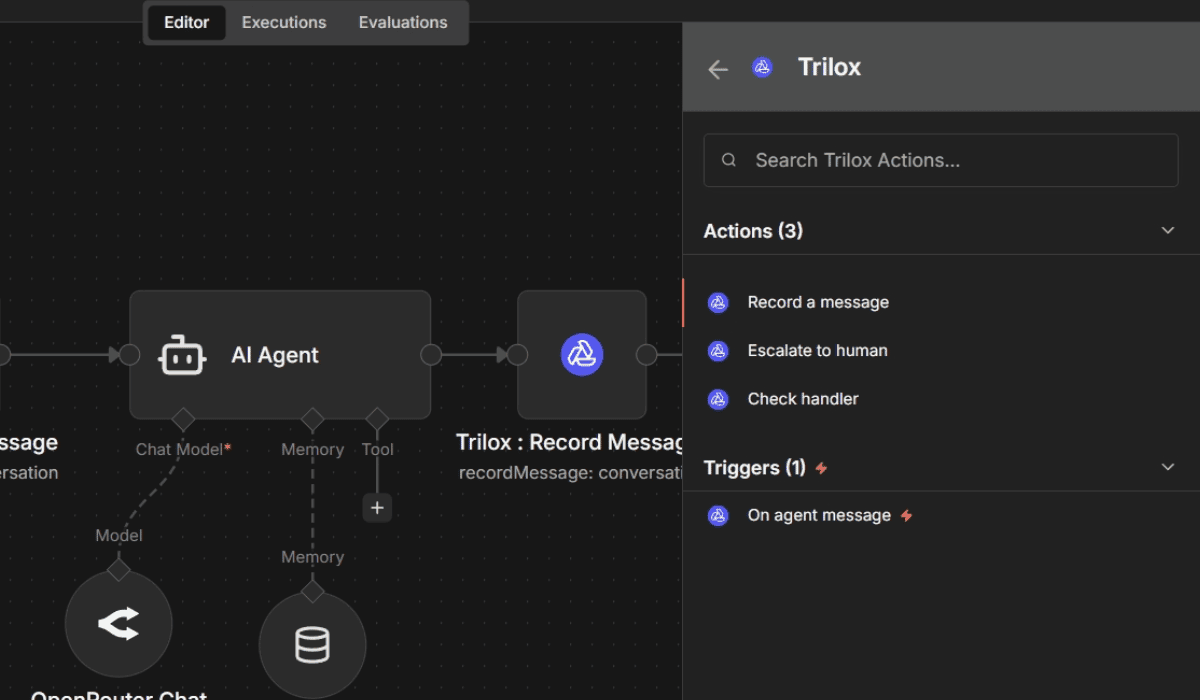 Trilox n8n community nodes